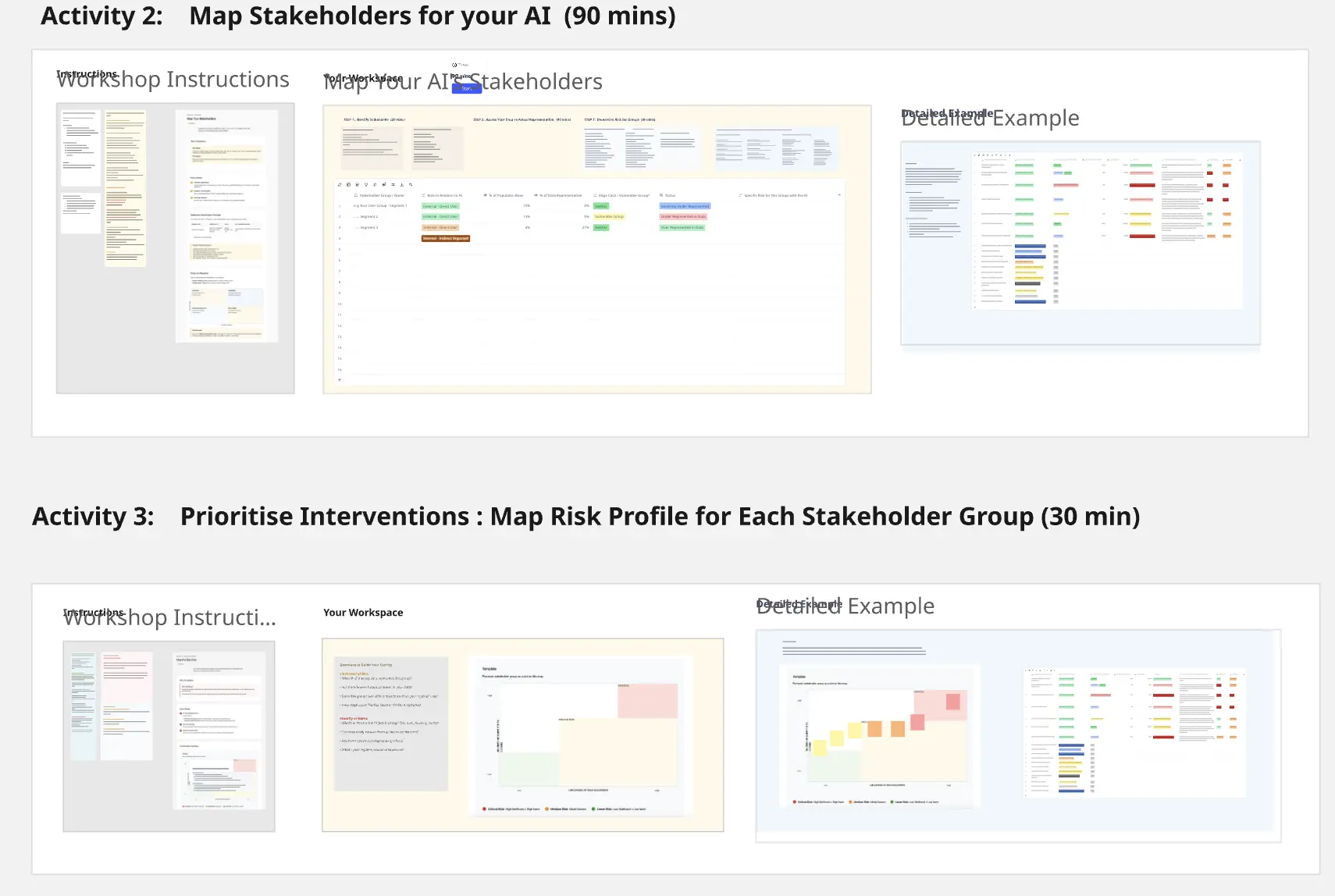 AI Bias Discovery & Intervention Workshop
